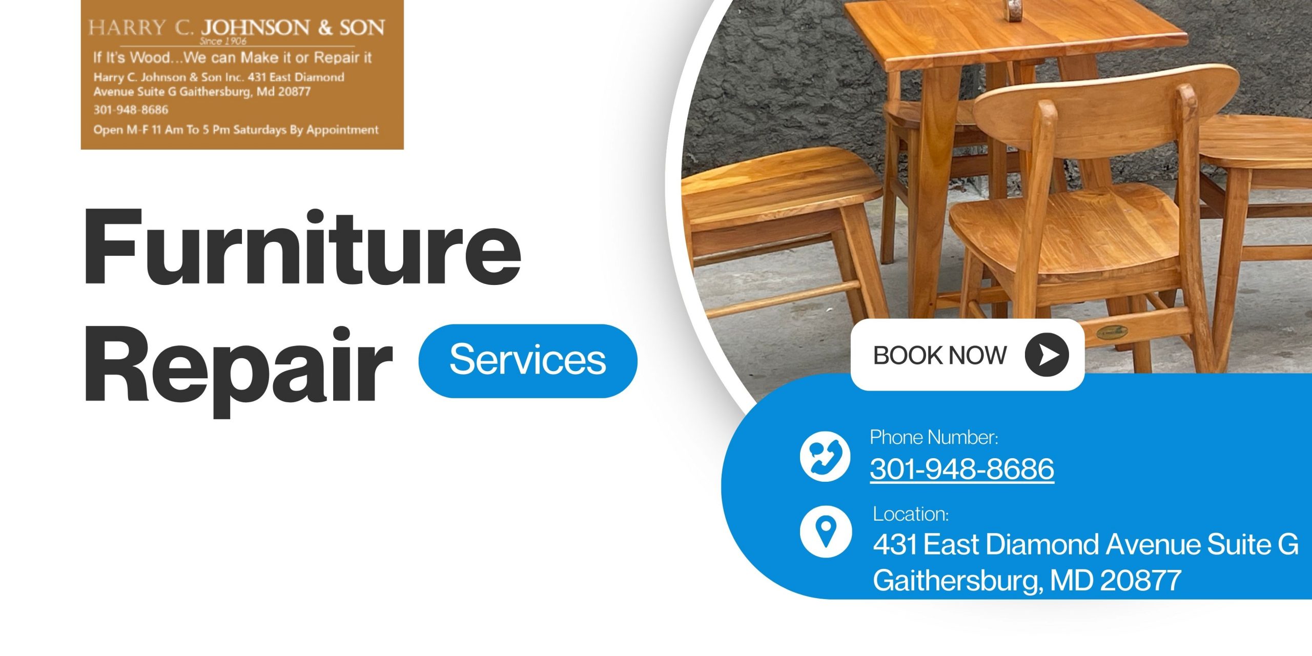 Why HarryJohnson Furniture Repair is the Best Choice in Rockville | Trusted Local Experts