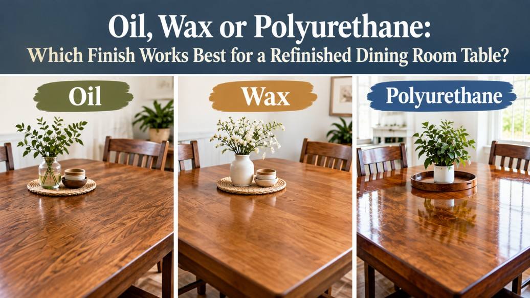 Refinished Dining Room Table